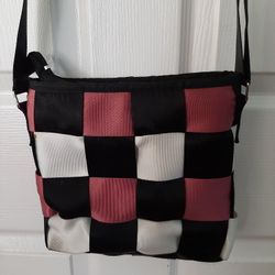 Comely Seat Belt Crossbody Purse 