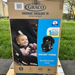 Graco Snugfit Snuglock 35 Infant Car Seat ~ NEW