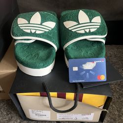 Gucci X Adidas Monogram Slide