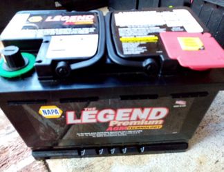 NAPA LEGEND PREMIUM AGM H6 GROUP 48 CAR TRUCK BATTERY PERFECT CONDITION