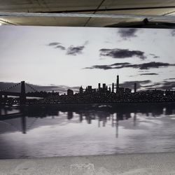 brooklyn bridge skyline canvas 