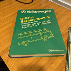 Official Service Manual Volkswagen Bus Book