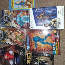 PICK OU ALL BRAND NEW ACTION FIGURE TOYS FOR  $50.00 !!! ALL 7 FOR  $50.00!!! TODAY OR TOMORROW!!!