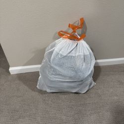 Garbage Bag of Size 10 Shoes