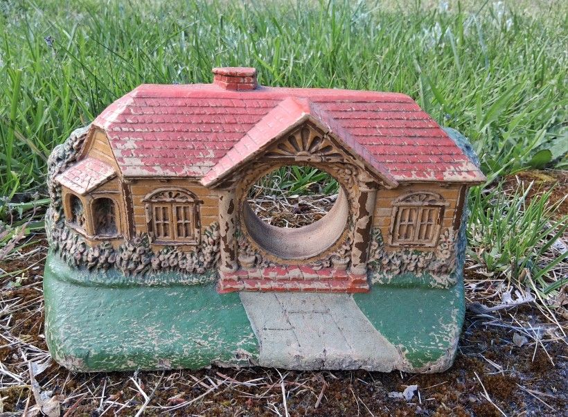 Antique LUX Bungalow Home Case Deluxe Clock & MFC Parts Repair Art Supplies