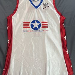 WWE The Great American Bash Jersey Tank Vintage Stars Flag Mens XL Authentic