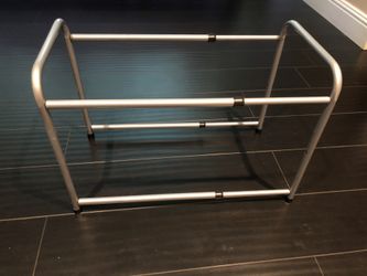 Adjustable shelf, under sink organizer