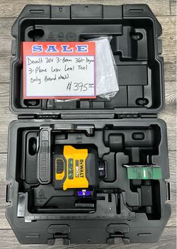 Dewalt 20V 3-Beam 360-Degree 3-Plane Laser Level Tool Only Brand New