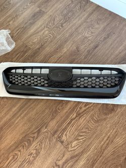 Subaru WRX Front Bumper Grille 2015-2017 Honeycomb Mesh Gloss Black