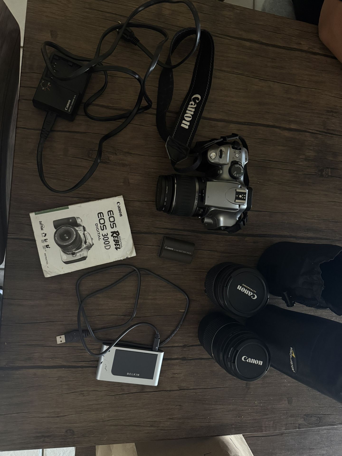 Canon EOS 6.3MP Digital Rebel Camera With 3 Lenses (OLD MODEL)