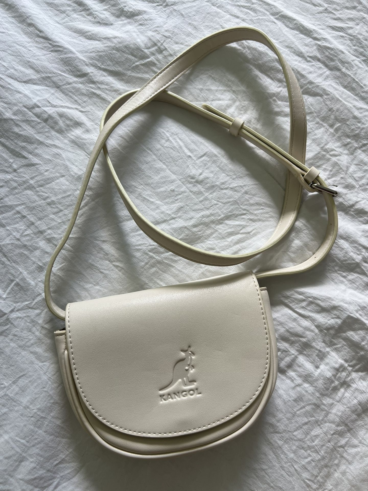 Kangol White Crossbody (Korean Brand)