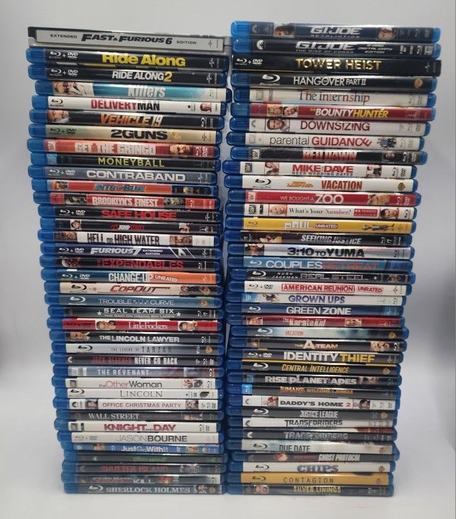 Assorted Blu-ray Discs - $2.50 Each. Your Choice.