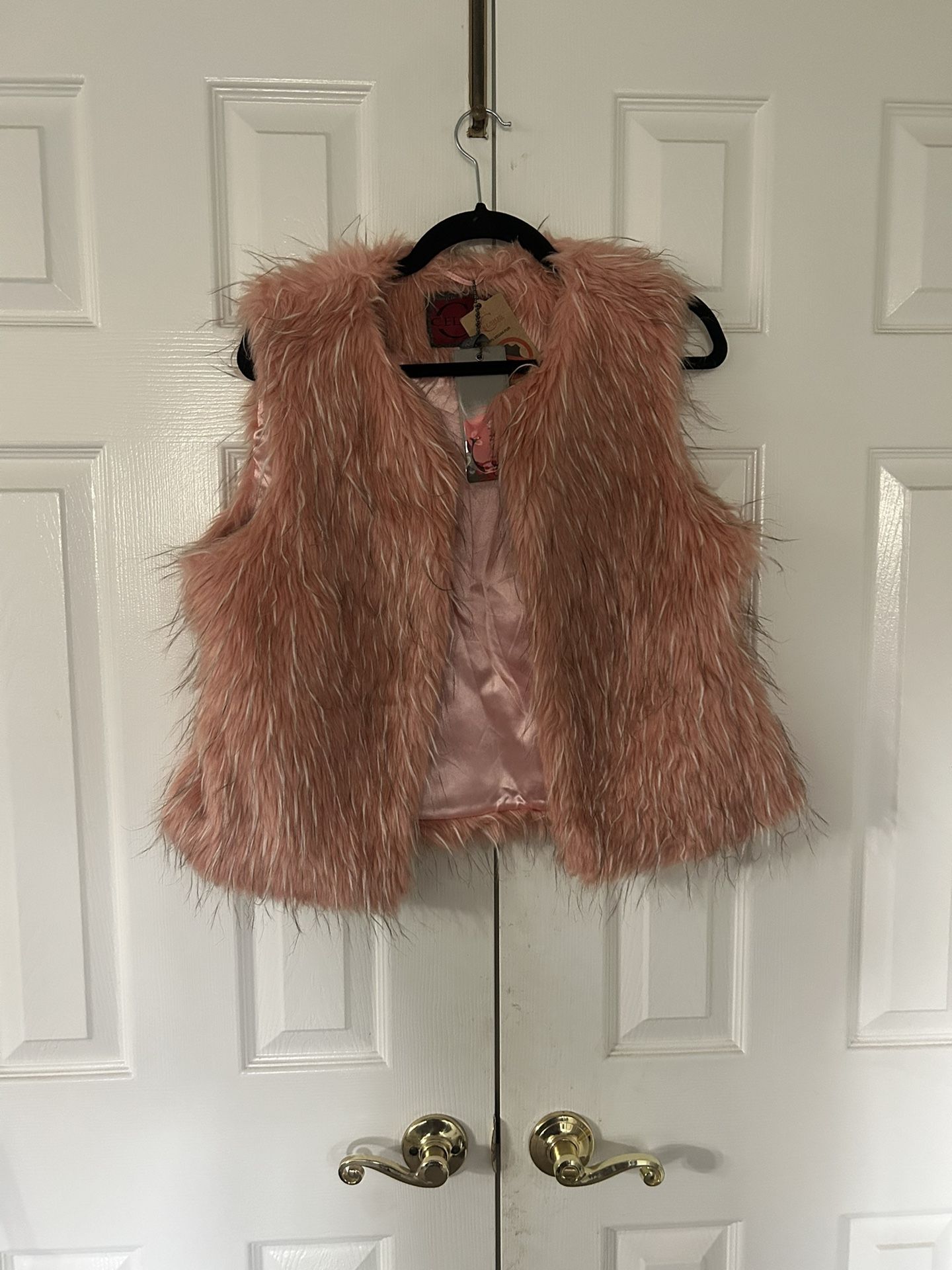 Fur Vest Pink