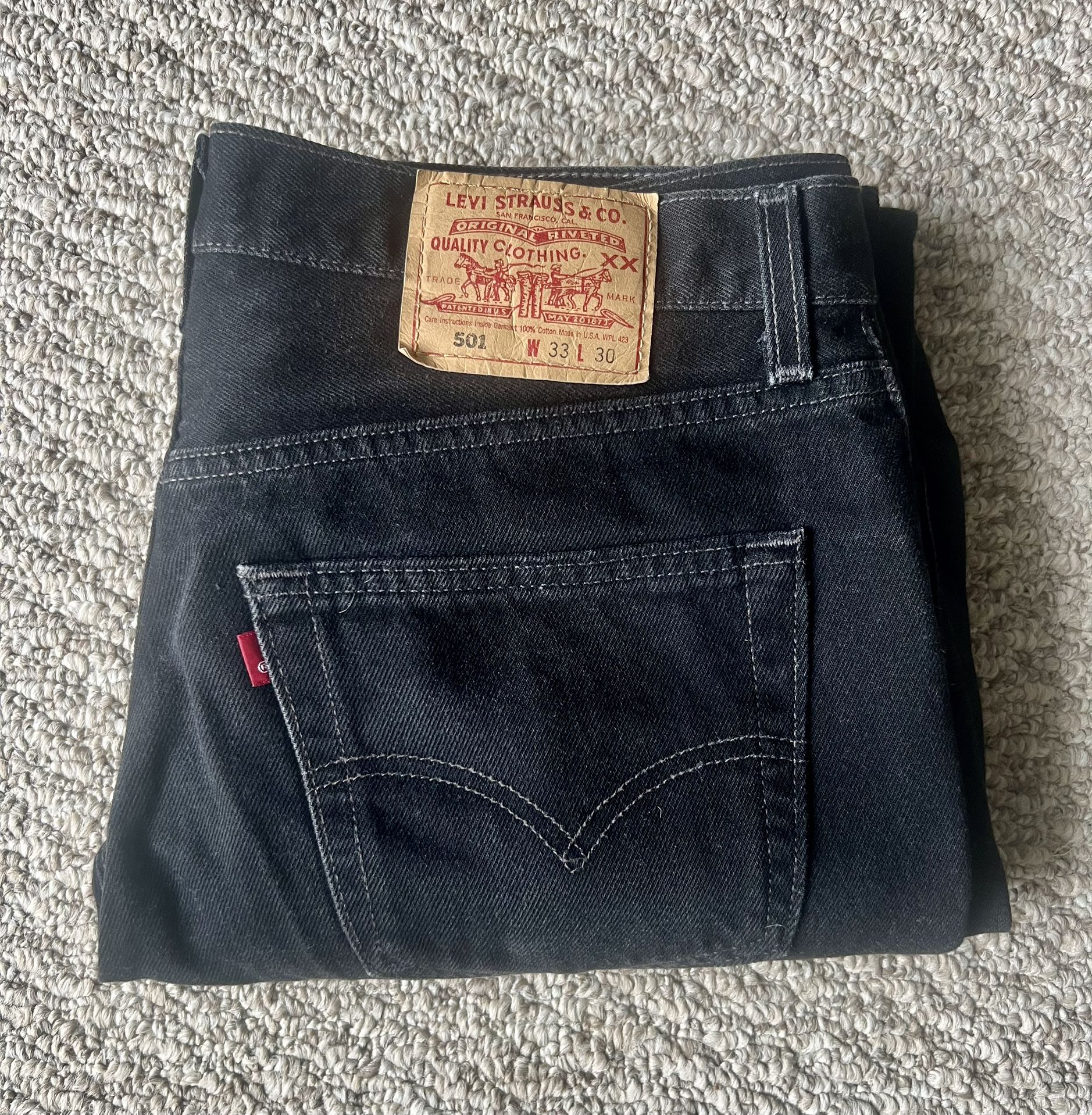 Levi Strauss & Co. 501 Black Jeans