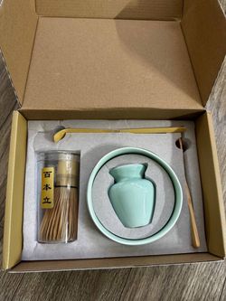 Matcha Tea Ceremony Set with Bamboo Whisk