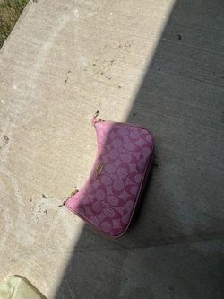 Pink coach bag