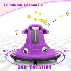 Bumper Car with Remote,12-Volt Kids Ride on Electric Bumper Car with Remote Control & LED Light, NEW
