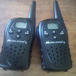 MIDLAND RADIOS WALKIE TALKIE 2-WAY 22 CHANNEL 18 MILES