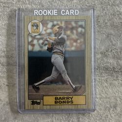 Barry Bonds 1987 Rookie Card 