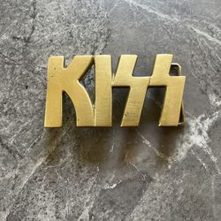 KISS Belt Buckle SOLID BRASS