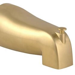 Design House 583898 Pull-Up Tub Diverter Spout, Satin Gold