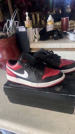 Black and Red Nike shoes