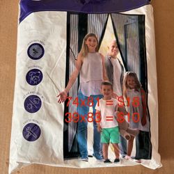 magnetic door screen size 74x81，only this size