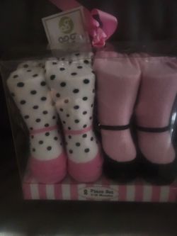 Baby Girl Novelty Socks 2-Piece Set
