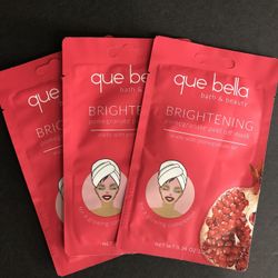 3 Set Bundle Brightening Pomegranate Peel Mask.  