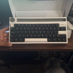 Gaming Keyboard with Anime sticker on Back