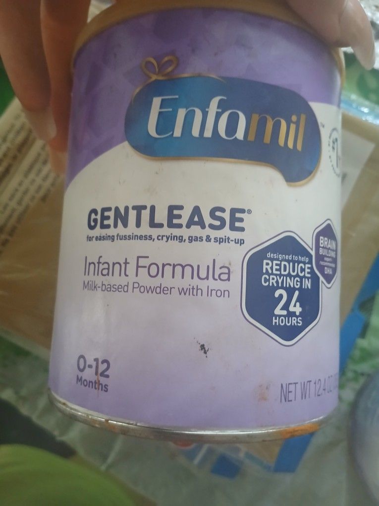 5 Cans Enfamil Gentlease 0-12 Months Infant Formula 12.4oz