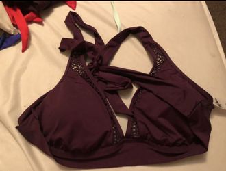 Bikini purple top xl