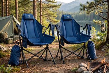 NEW EVER ADVANCED Hammock Camping Chair, Oversized Heavy Duty Swing Chair with Detachable Cup Holder