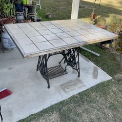Repurposed Vintage Table