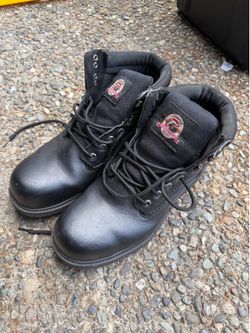 Brahma steel toe boots size 12W