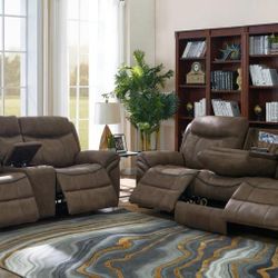 New Recliner Sofa And Loveseat