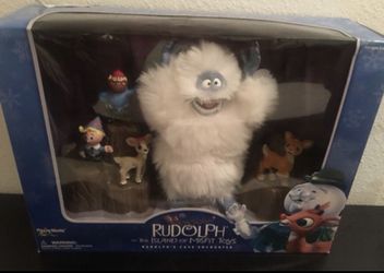 Collectible Rudolph Christmas figures cave encounters