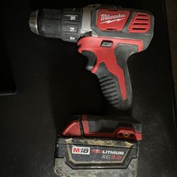 Milwaukee Drill And Battery 