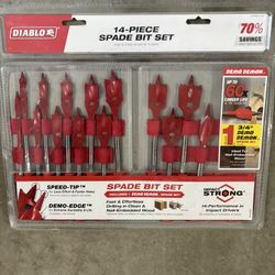 Spade Bit Set