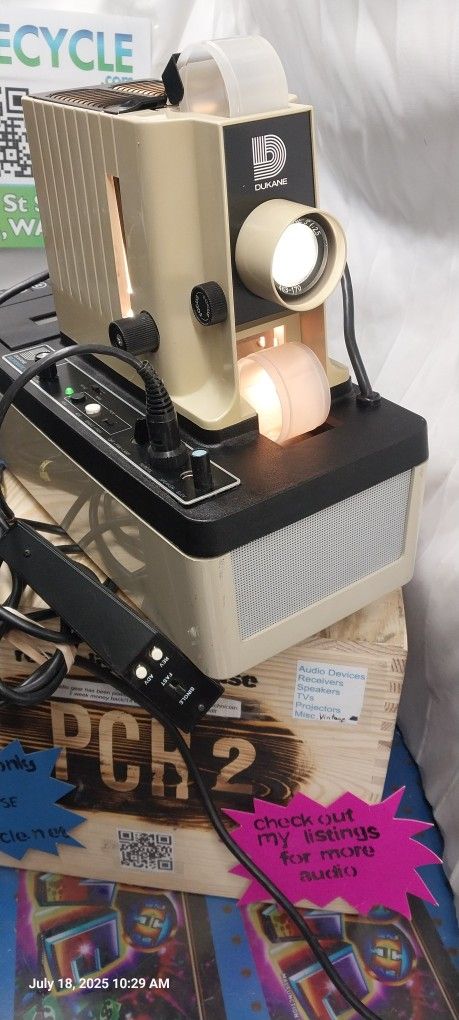 Vintage Dukane Sound Film Strip Projector 28A81c