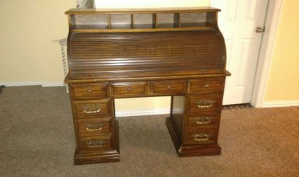 Antique Roll up desk