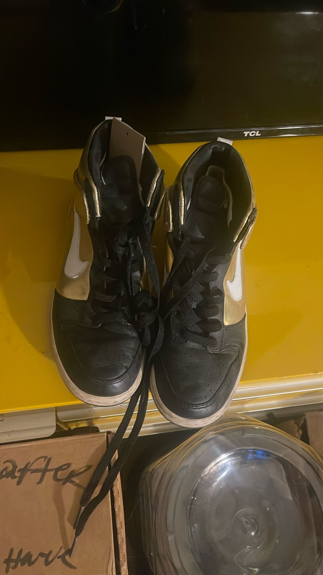 Black And Gold Nikes
