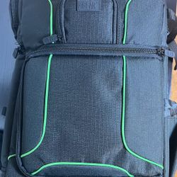 Black And Green Camera Bag