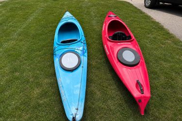 Two Sit-In Kayaks for Sale – Blackwater 11.5 + Perception Prodigy 12