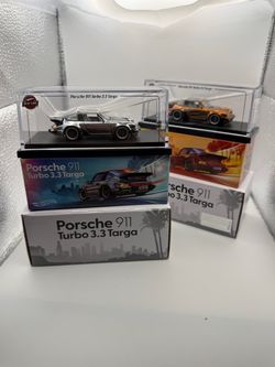 Hot Wheels RLC 1:64 Porsche 911 Turbo 3.3 Targa Black Chase + reg LOW #