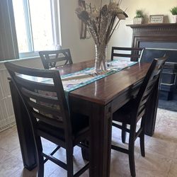 Solid Oak Wooden Table