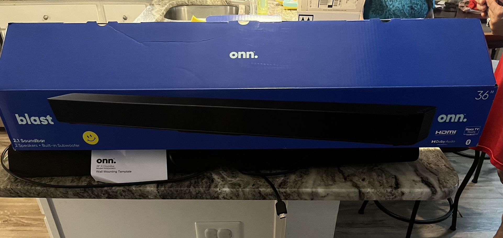 Onn 36” 2.1 Soundbar