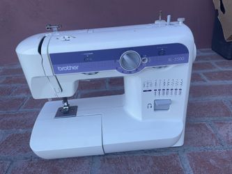 Brother sewing machine model XL – 5500 comes with  wire adapter and case