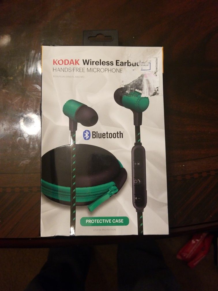 Kodak Wireless Earbud Handsfree Microphone 