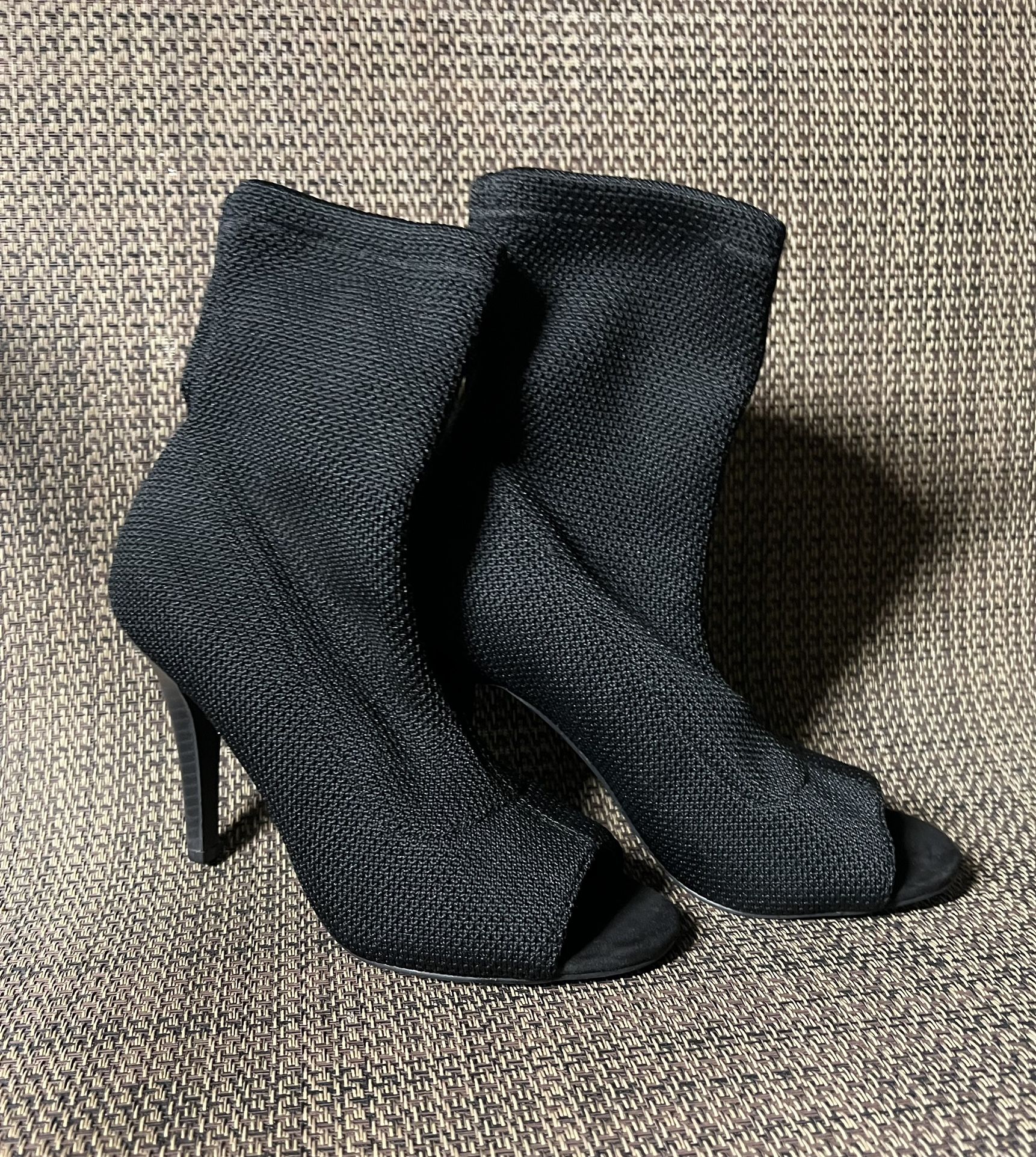 Parker & Sky Elastic Booties / High Heel Shoes